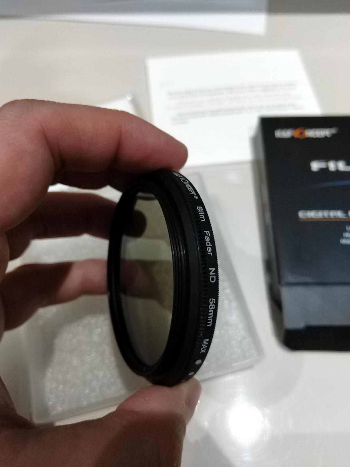 52mm 可変NDフィルター ND2-400（9段）レンズフィルター - K&F